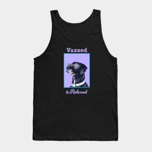 Vaxxed & Relaxed Dog Tank Top